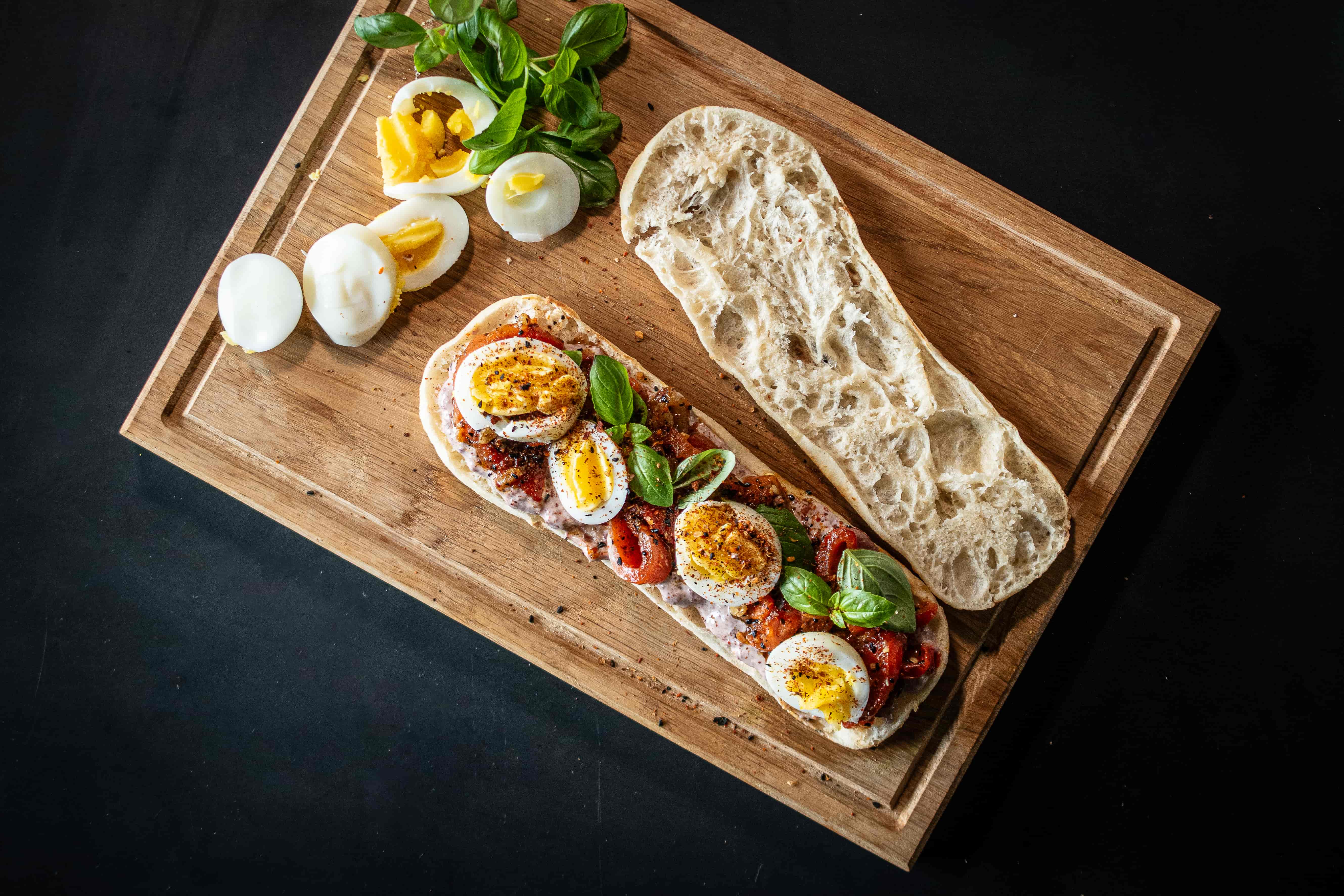 Grilled Paprika Sandwich | Olivenmayo | Ei | Turkish Kebap Seasoning