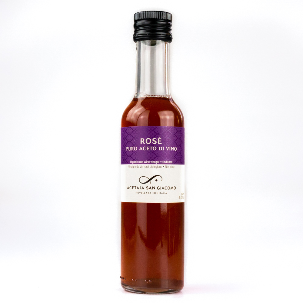 Weinessig BIO, Rosé, Lambrusco, Eichenfass