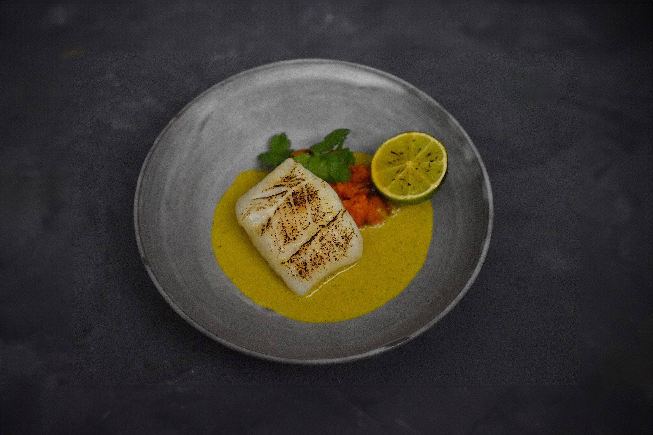 Kabeljau | Süsskartoffel | Yuzu Curry