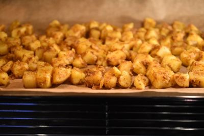 Gewürzte Kartoffeln im Ofen