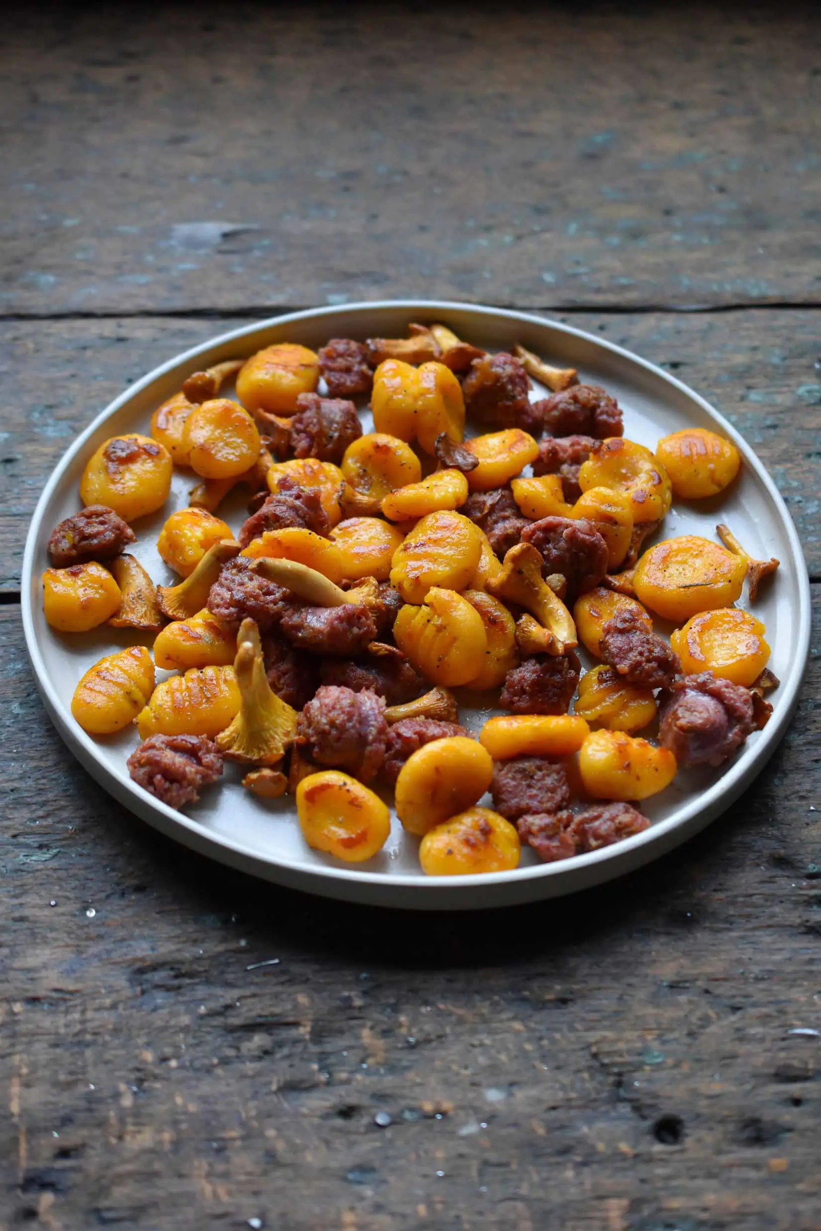 Kürbis-Gnocchi | Salsiccia | Pfifferling | Fresh Fish Seasoning
