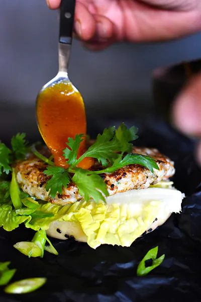 Shrimp Bao Burger | Orange Ocean Rub