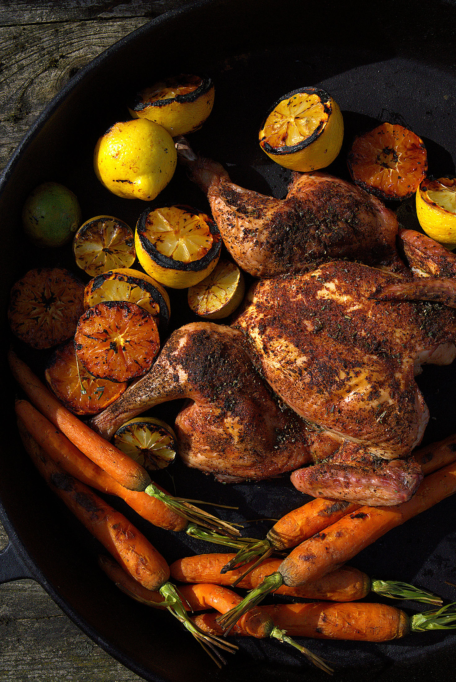 Cajun Spiced Spatchcock Chicken