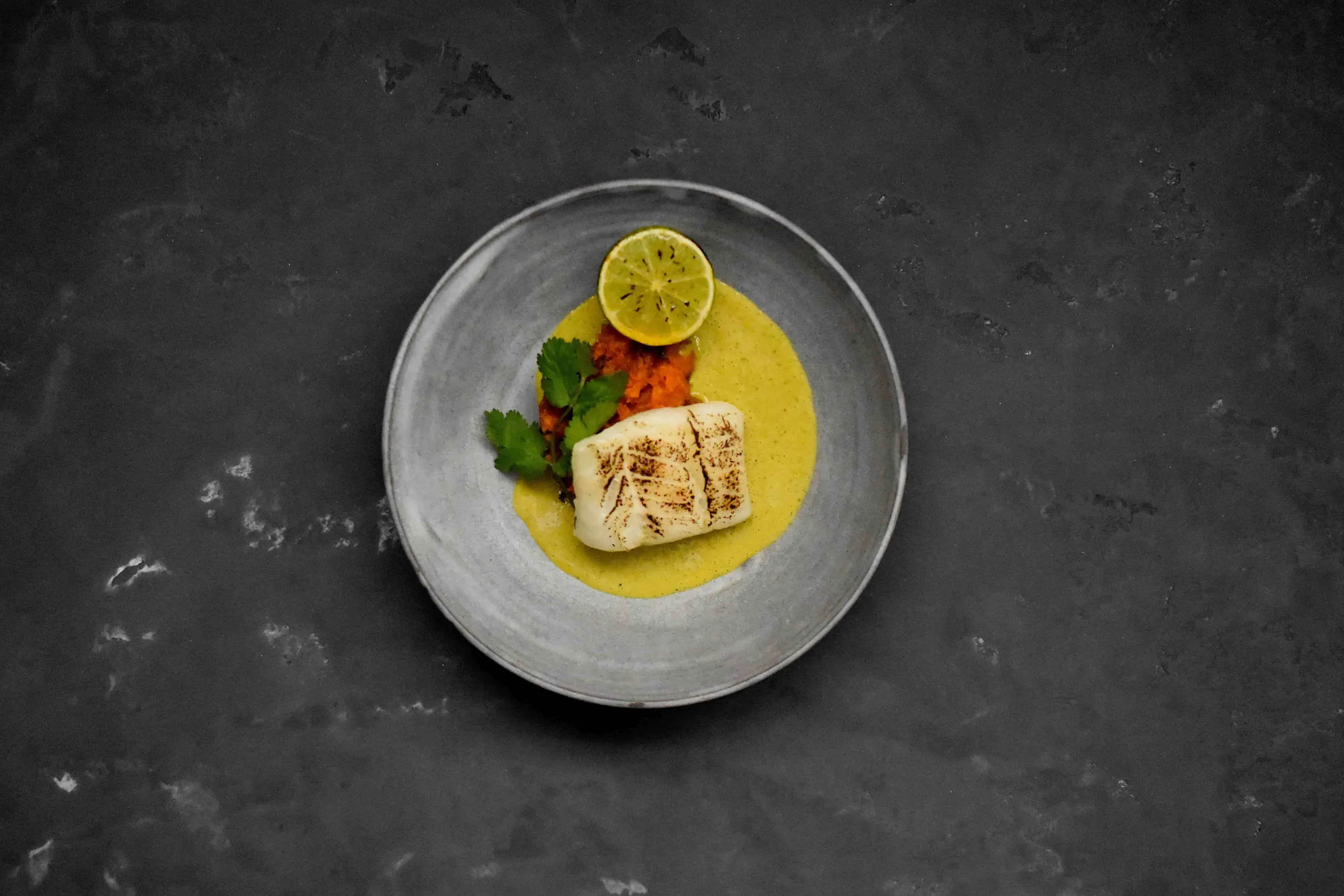 Kabeljau | Süsskartoffel | Yuzu Curry