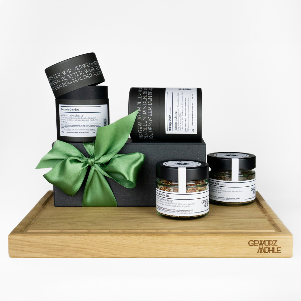 Gewürz Geschenkset 'Schneidebrett Classic'