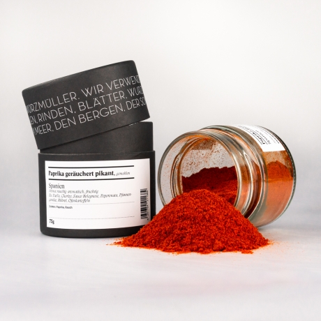 Paprika geräuchert, pikant, Spanien