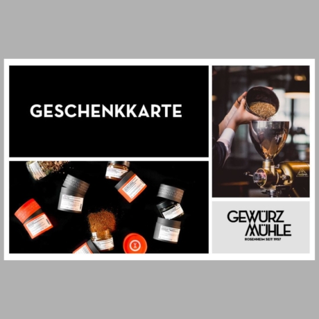 Geschenkgutschein Motiv: Gewürzmühle