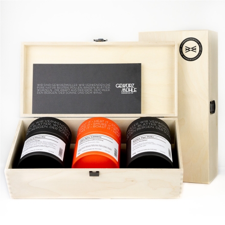 Geschenkbox (Holz) “Fleisch”