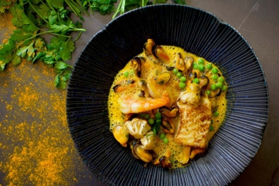 Seafood mit Thai Curry der Gewürzmühle Rosenheim